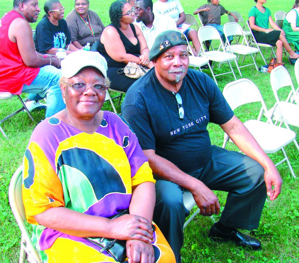Will Williams with his wife of 50 years, Dot, at South Side Night Out