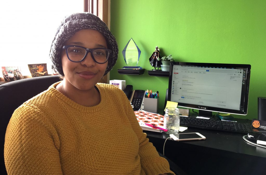 Ali Muldrow at her GSAFE office