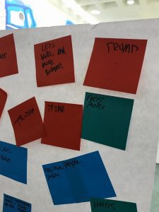"Trump" came up prominently when kids were asked what would keep them from achieving their goals.