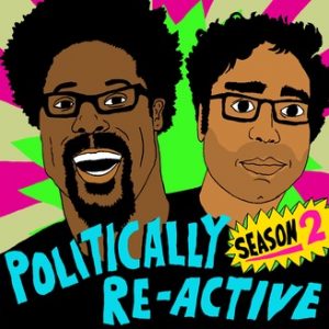 Hari Kondabolu, right, co-hosts a weekly podcast with fellow stand-up W. Kamau Bell