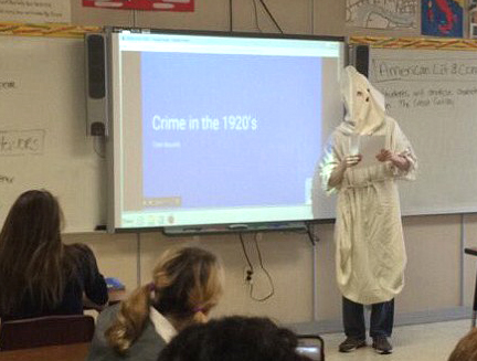 What Kind of Teacher Would Let a Student Come to School in a KKK