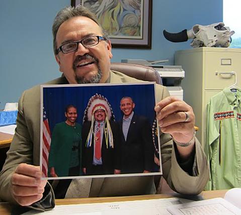 Richard McCloud chairman of the Turtle Mountain Band of Chippewa