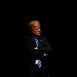 Trump holds a rally with supporters in Council Bluffs, Iowa, U.S.