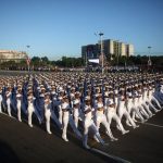 Soldiers march to mark the Armed Forces Day and commemorate the landing of the yacht Granma, which brought the Castro brothers, Ernesto “Che” Guevara and others from Mexico to Cuba to start the revolution in 1959, in Havana