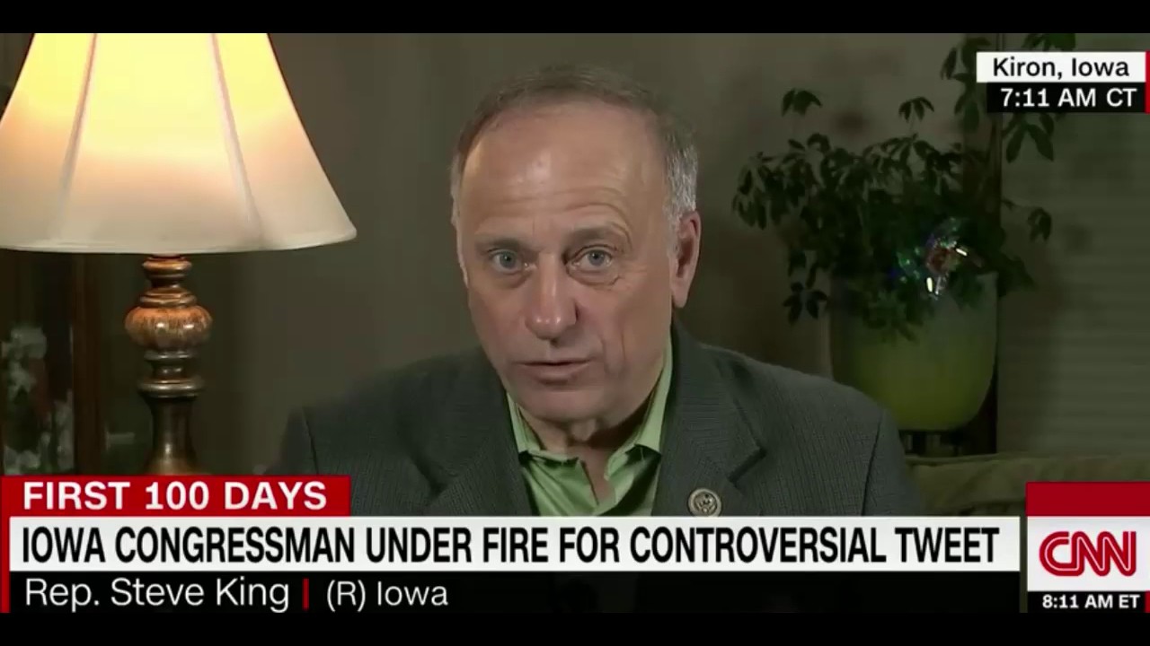 Iowa Rep. Steve King Under Fire for Xenophobic Tweet, “Birth Rate” Comments
