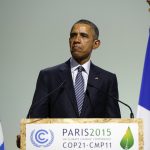 FILE PHOTO: U.S. President Barack Obama participates in the COP21 session of statements by heads of state and government at the climate summit in Paris, France