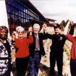 WPCRC group photo – Darlene, Dorothy, Paul Van Rooy, Tim Carlisle