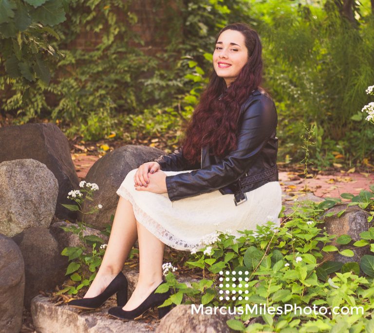 September 14: Ana in the garden