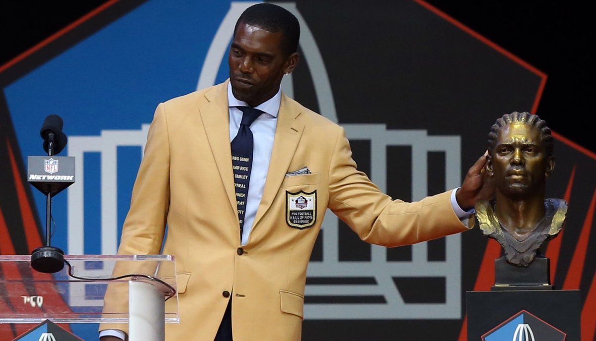 Randy Moss Wears Tie at Hall of Fame Induction Ceremony Honoring African-Americans Killed by Police | Madison365