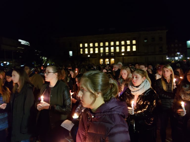 Campus Vigil Honors Synagogue Shooting Victims