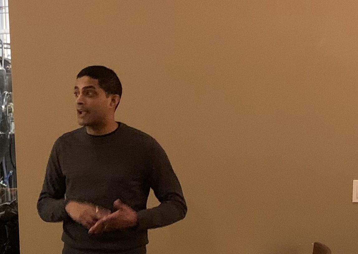 Shukla Emphasizes Environment, Equity at Meet & Greet Shukla Emphasizes Environment, Equity at Meet & Greet