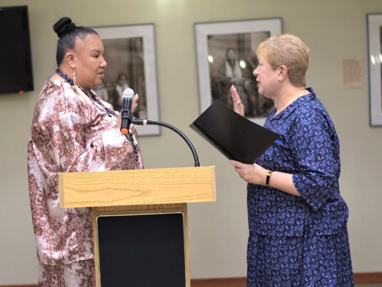 Ho-Chunk Nation Election Board Hosts Oath of Office Ceremony for Legislator Stephanie Begay