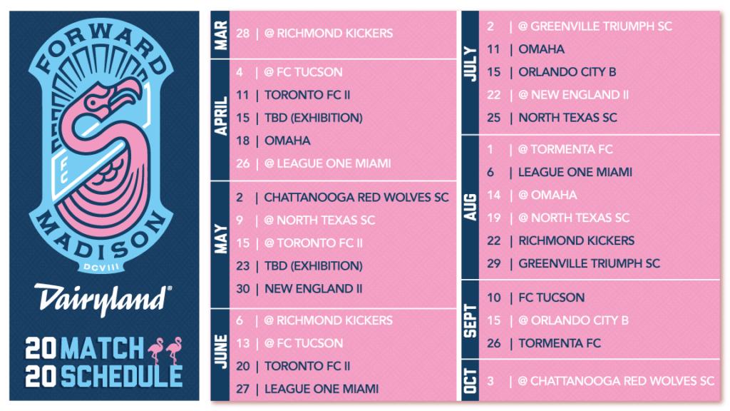 Forward Madison Unveils 2023 Preseason Schedule - Forward Madison FC