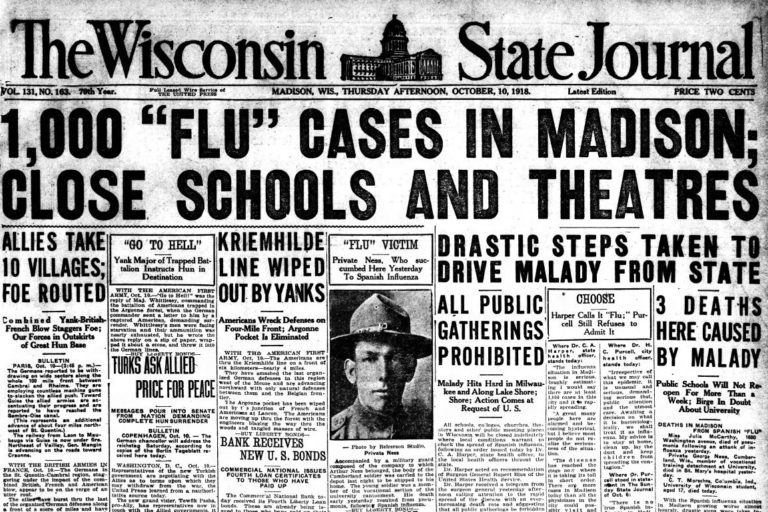 Wisconsin’s pandemic past offers clues to its coronavirus future