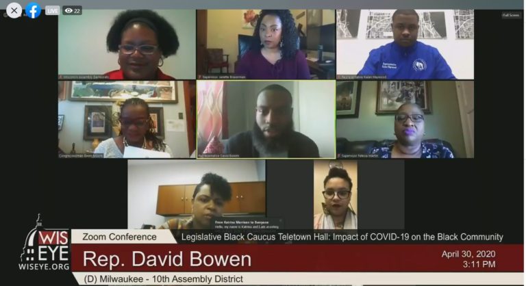 Wisconsin Black Caucus hosts town hall on COVID impact on Black community