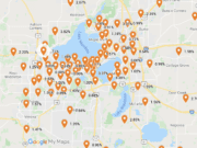 Dane County Coronavirus Map: March 22