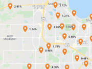 Dane County Coronavirus Map: March 29