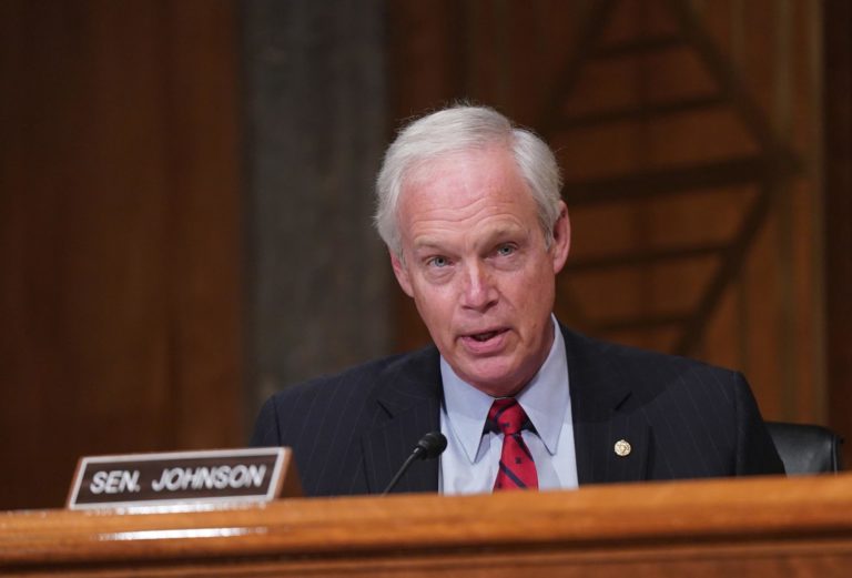 Ron Johnson says he might have been concerned for safety had Capitol rioters been BLM and Antifa