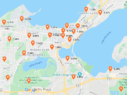 Dane County Coronavirus Map: April 12