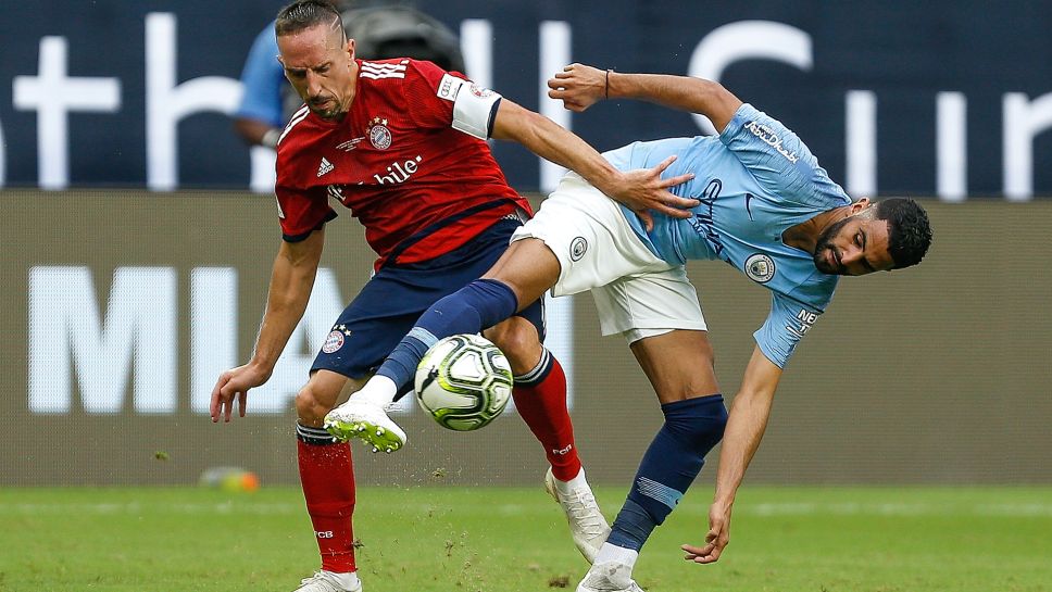 Lambeau Field hosting FC Bayern Munich v. Manchester City game