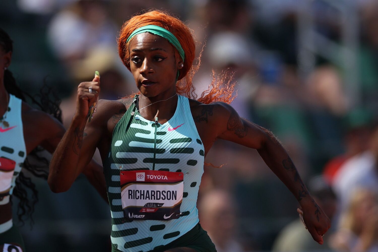 American Sha’Carri Richardson wins women’s 100 meters at world track and field championships American Sha’Carri Richardson wins women’s 100 meters at world track and field championships