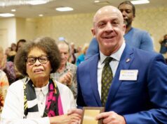 Betty Banks honored with the Rotary Club of Madison Senior Service Award