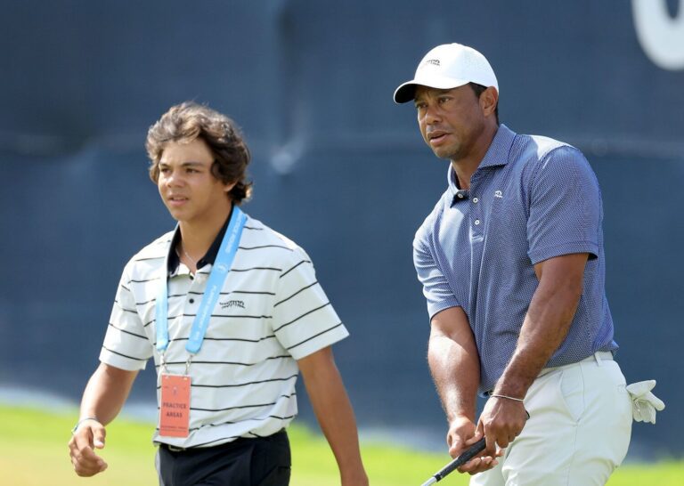 Tiger Woods to compete for first time since back surgery at PNC Championship with son