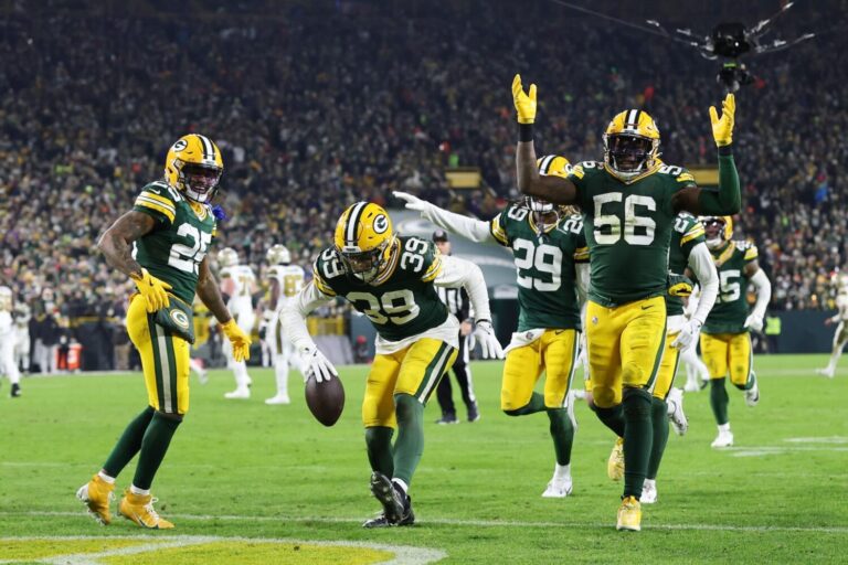 Packers demolish Saints to secure playoff berth with season’s first shutout