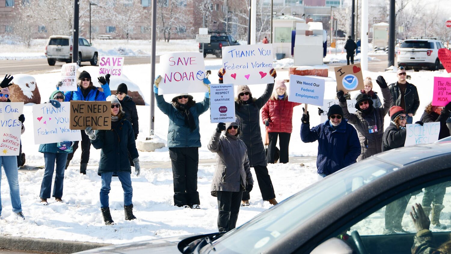 Mass layoffs of federal workers could hurt families and local economies — but may not dent the overall economy