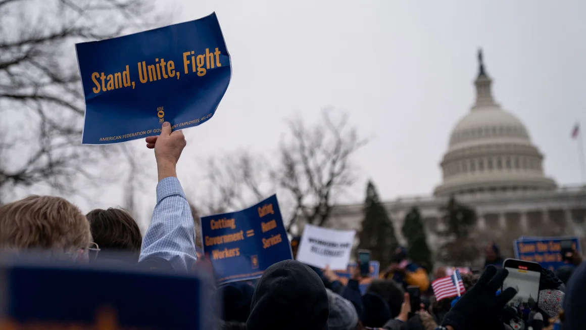 Trump signs executive order ending collective bargaining rights for many federal workers