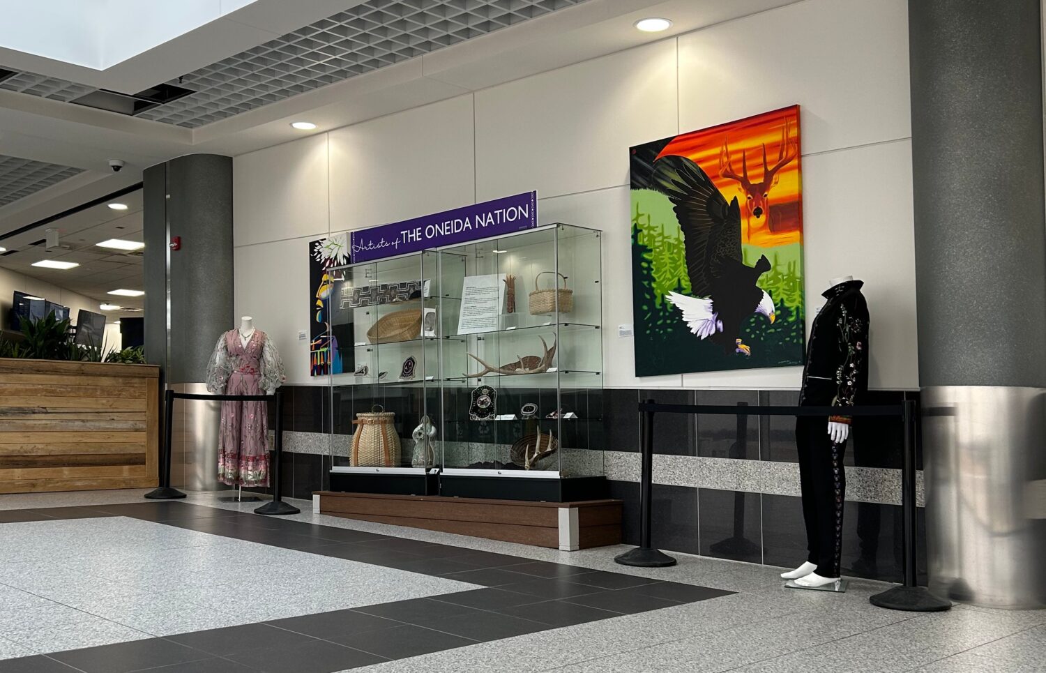 Indigenous art will welcome Green Bay Austin Straubel International Airport visitors flying in for the NFL Draft Indigenous art will welcome Green Bay Austin Straubel International Airport visitors flying in for the NFL Draft