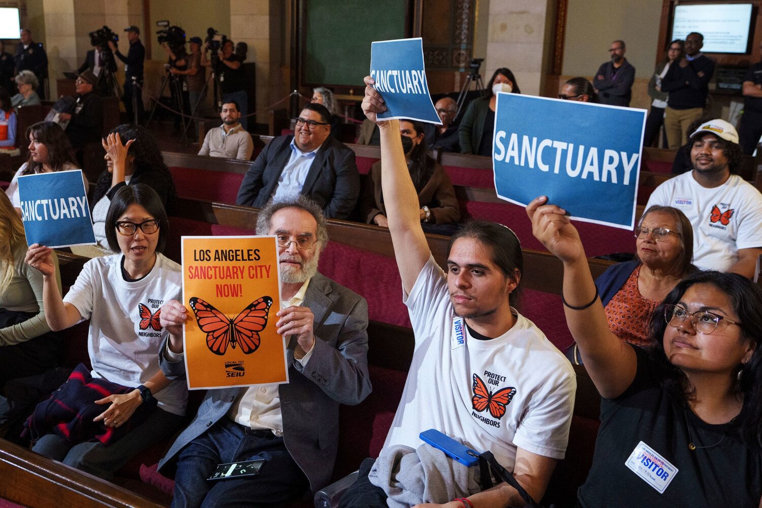 Trump administration sues Los Angeles over sanctuary city policy Trump administration sues Los Angeles over sanctuary city policy