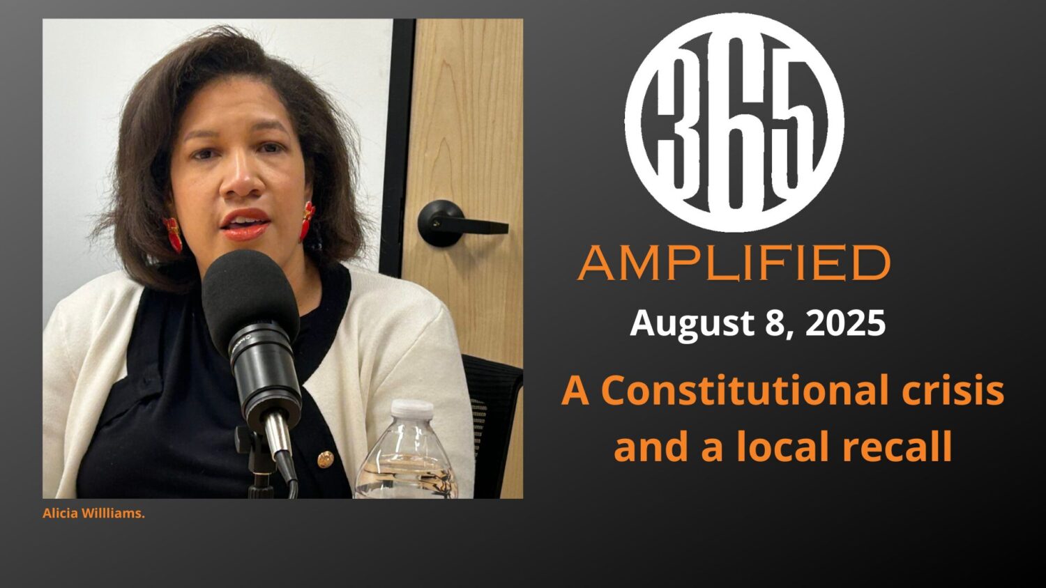 365 Amplified: A Constitutional crisis and a local recall