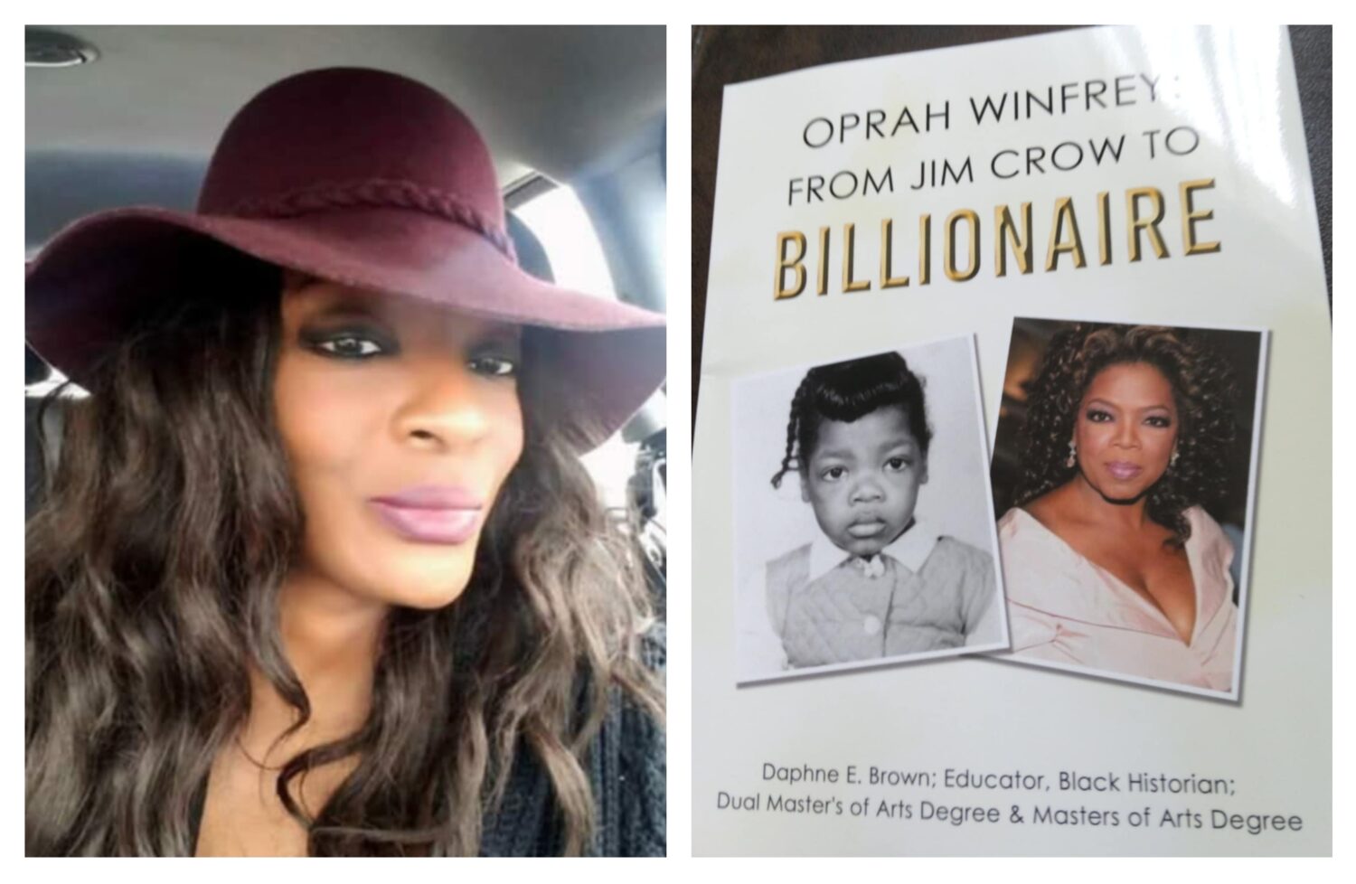Author Daphne Brown publishes “Oprah Winfrey: From Jim Crow to Billionaire” to inspire the joy of reading in young people