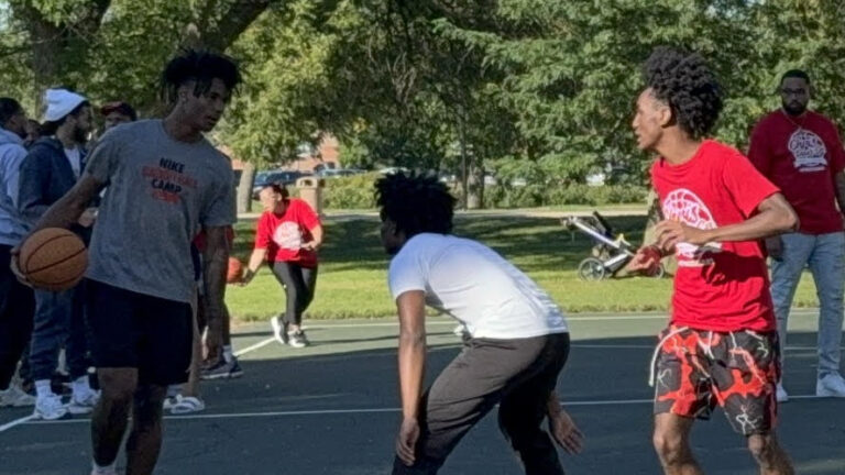 Local basketball star Chris Davis, Jr, hosts 3 on 3 tourney in honor of coach, mentor and dad who died last year