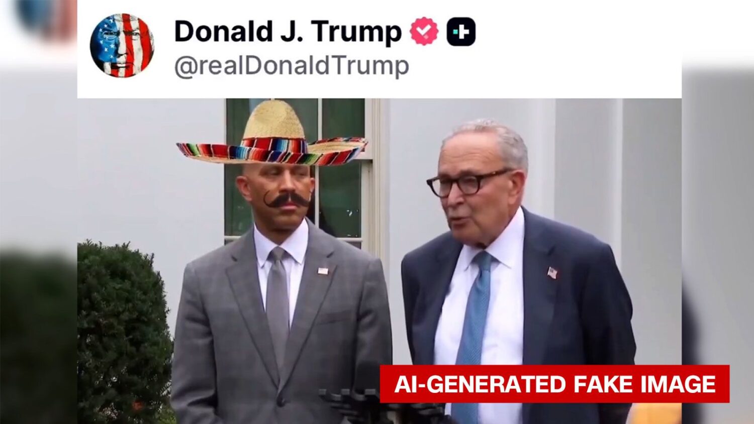 Trump posts racist, AI-generated video of Schumer and Jeffries ahead of looming government shutdown