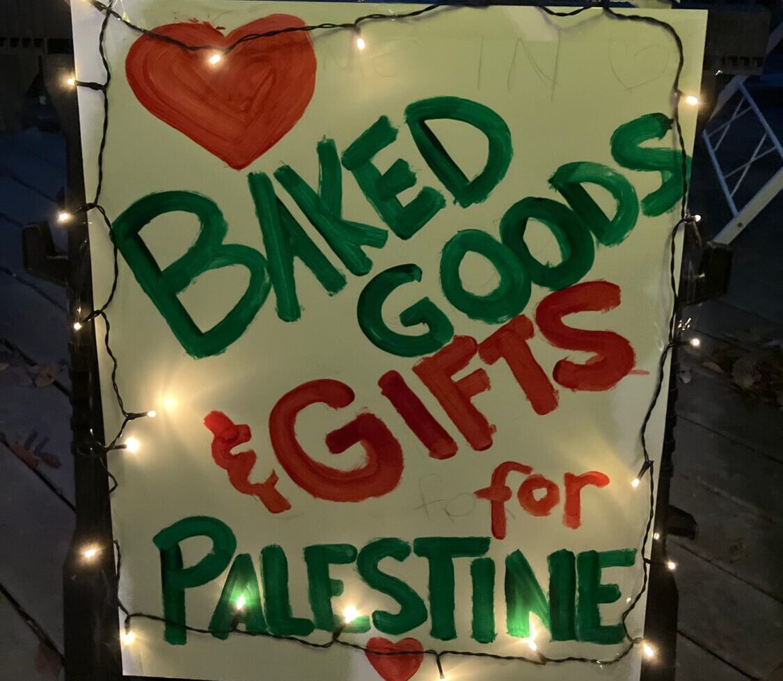 Gift and Sweets Sale at Room of One’s Own Bookstore Saturday will raise money for Palestinian families