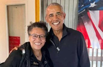 “Nothing in my life can ever top this.” Madison photographer Shalicia Johnson meets President Obama on Badger Honor Flight to D.C.