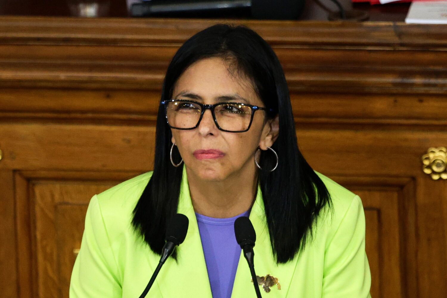 Venezuela’s acting president says she has had ‘enough’ of US orders