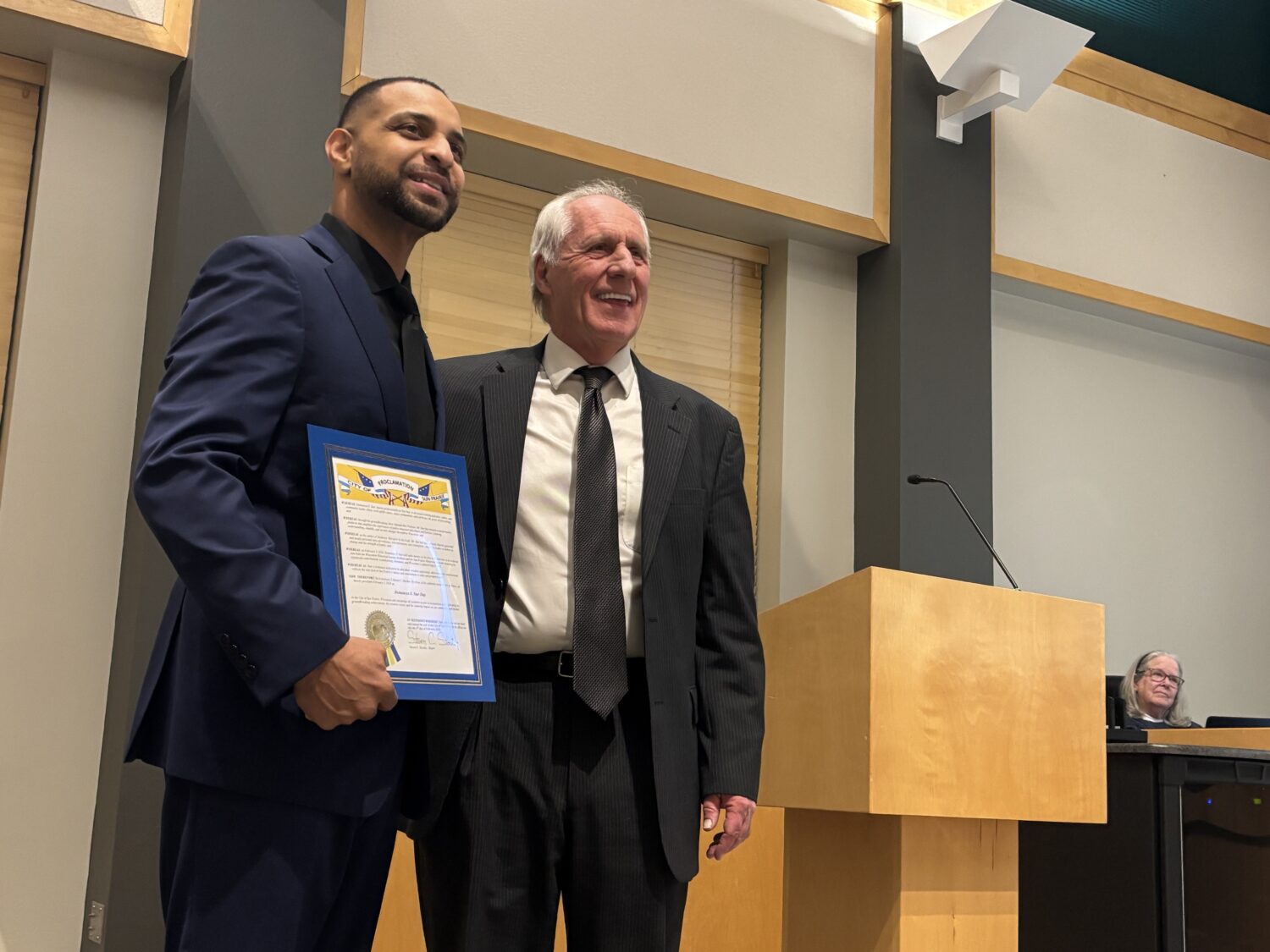 Local podcaster Dee Star makes history, literally