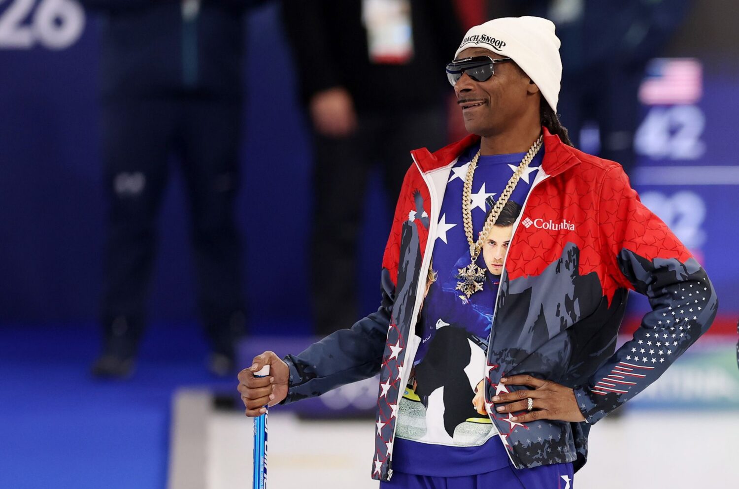 Coach Snoop is having a blast at the Olympics
