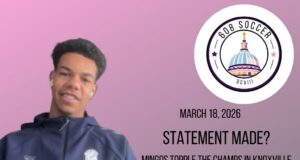 608 Soccer Show: Statement Made? Mingos topple the champs in Knoxville