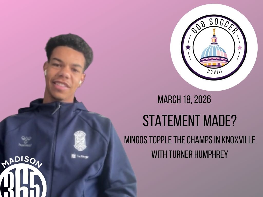 608 Soccer Show: Statement Made? Mingos topple the champs in Knoxville