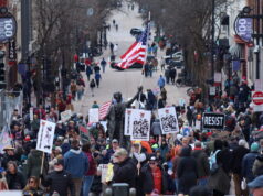 Thousands turn out for “No Kings” protests in Madison and throughout Wisconsin