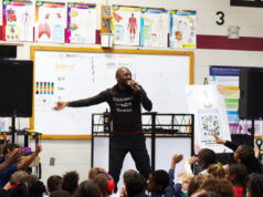 Milwaukee-based performer L.E.X. inspires students during two-week hip-hop residency with MMSD