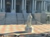 Statue of Christopher Columbus installed on White House grounds