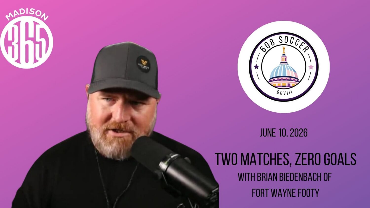 608 Soccer Show: Two matches, zero goals. With Brian Biedenbach of Fort Wayne Footy