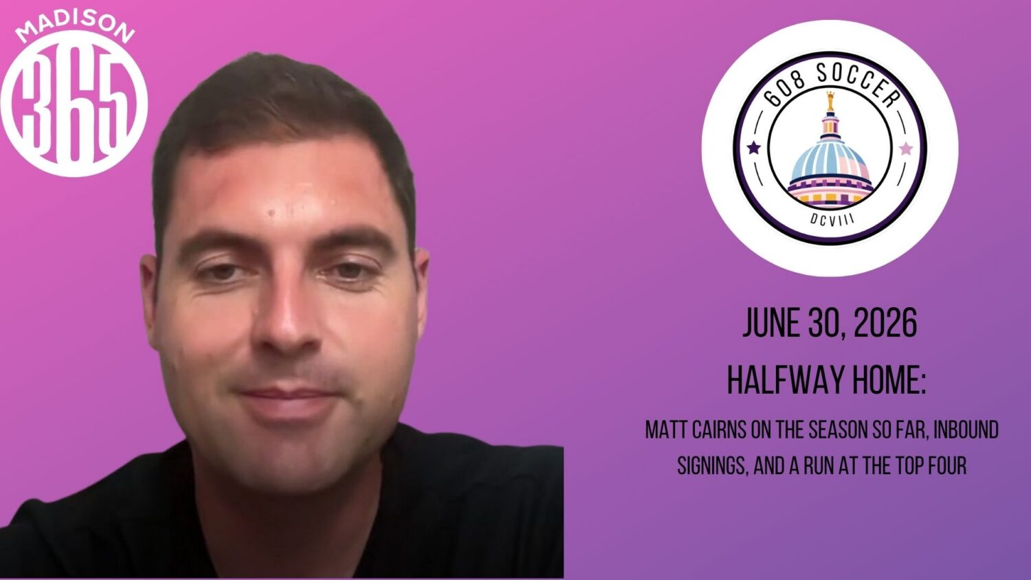 Halfway home: Matt Cairns on the season so far, inbound signings, and a run at the top four
