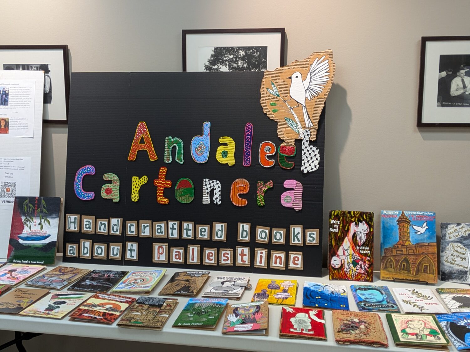 “Art carries the message.” Andeleeb Cartonera invites community to create books, amplify Palestinian voices