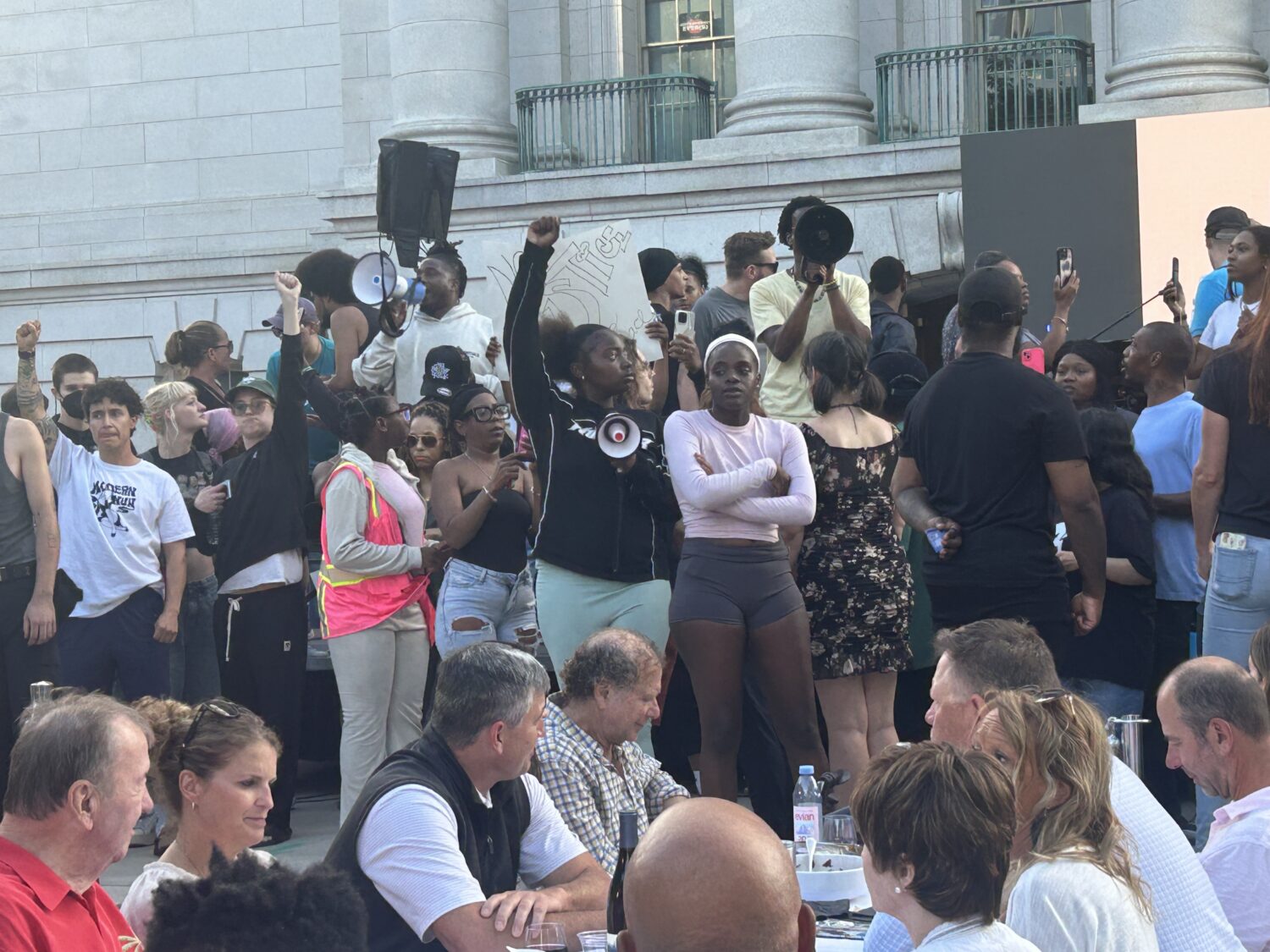In response to police shooting, protesters shut down Concerts on the Square